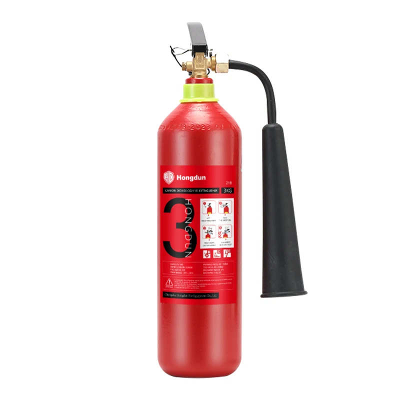 Portable CO₂ extinguisher