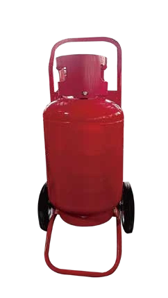 Wheeled dry powder extinguisher